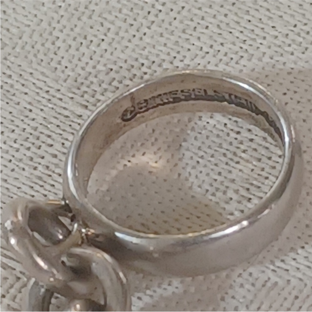 Barry Kieselstein-Cord Sterling Silver Beaded Heart Toggle Necklace - Picture 8 of 14